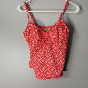 Land's end coral tankini